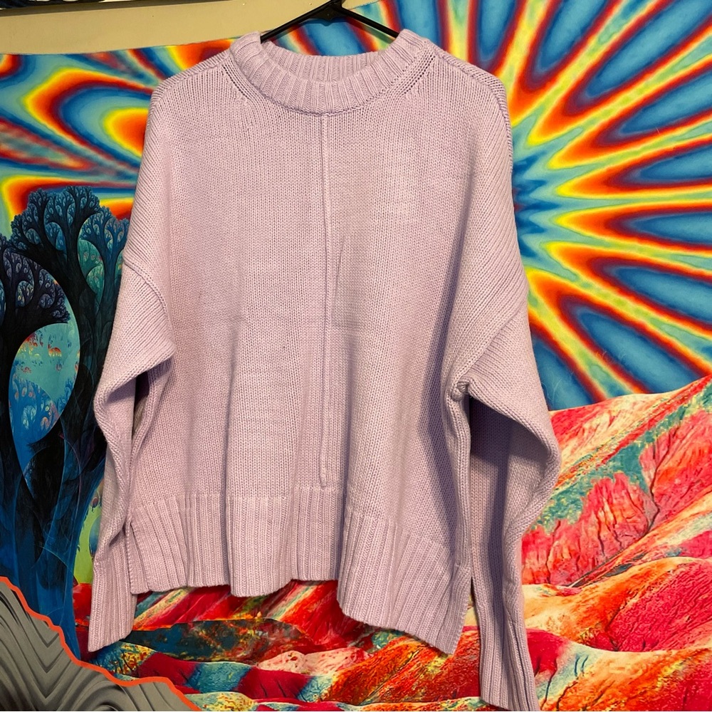 a new day Lilac Sweatshirt